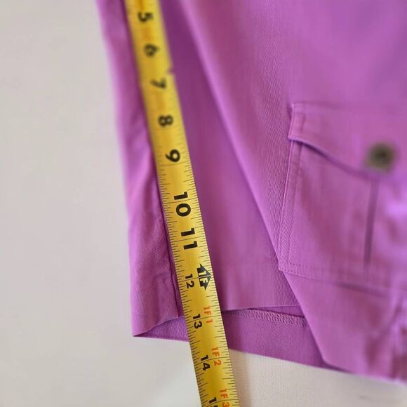 Jamie Sadock Womens Skinnylicious Pull On Athletic Golf Capri Pants Lilac Size 8 - Picture 10 of 11
